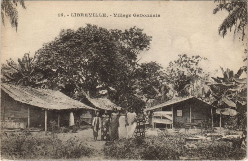 PC LIBREVILLE VILLAGE GABONNAIS GABON AFRICA (A23452)