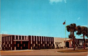 United States Post Office Fort Myers Florida Fl Bridge Peace River Postcard 