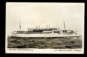 LS2412 - Pacific Steam Nav Liner - Reina Del Pacifico - postcard