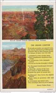 Arizona The Grand Canyon by Henry Felton Huse 1944 Curteich