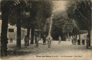 CPA BRAY-SUR-SEINE Les Promenades Coté Nord (979989)