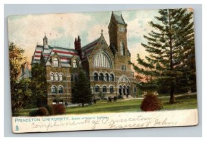 Vintage 1905 Tuck's Postcard School of Science Building Princeton University NJ