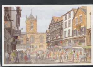 Cheshire Postcard - Artist John.G.Kay - Chester - Bridge Street   RR5850