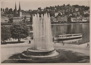 Switzerland Postcard - Luzern - Wagenbachbrunnen   RRR492