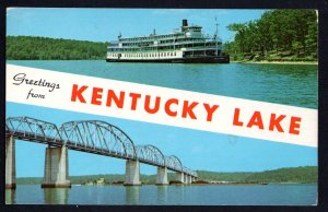 KY - TN Kentucky Lake on the Tennessee River by Kentucky Dam Greetings from...