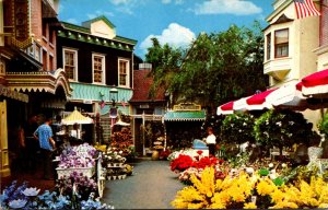 Disneyland Flower Mart On Main Street