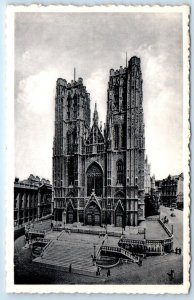 Brussels Cathedral BELGIUM  Postcard