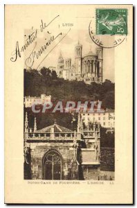 Postcard Old Lyon Notre Dame de Fourviere The Apse