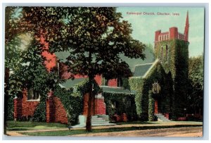 Chariton Iowa IA Postcard Episcopal Church Exterior View c1910 Vintage Antique