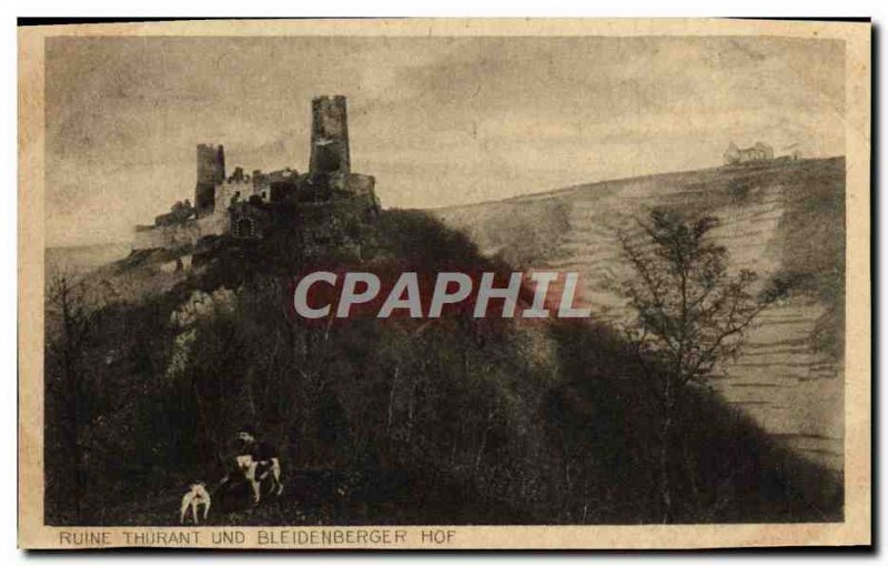 Postcard Old Ruin Thurant Und Bleidnberger Hof