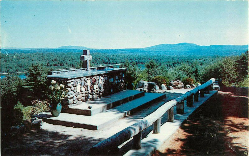 Postcard Cathedral Of The Pines, Altar Of The Nation, Rindge, NH