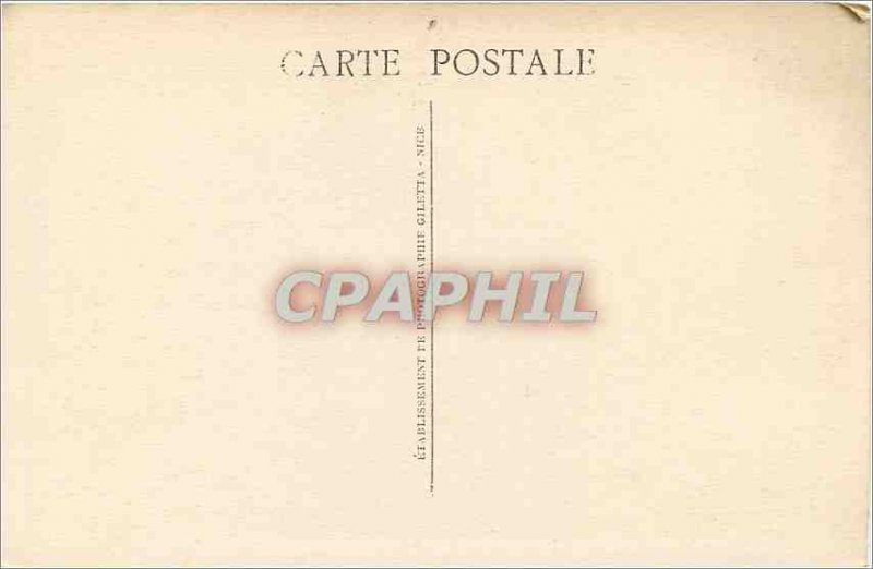 Old Postcard Nice Cascade du Chateau