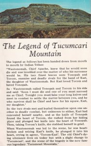 NEW MEXICO, 1940-1960s; The Legend Of Tucumcari Mountain