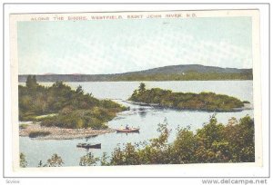 Along The Shore, Westfield, St. John River, New Brunswick, Canada, 1900-1910s