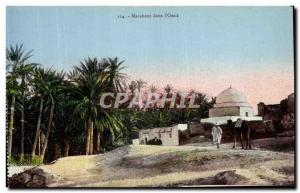 Old Postcard Marabout in Oasis