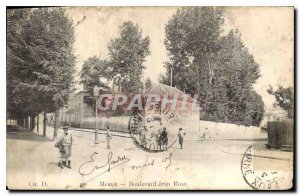 Old Postcard Meaux Boulevard Jean Rose