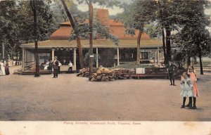 Topeka Kansas Vinewood Park Penny Arcade Litho-Chrome Vintage Postcard U4598