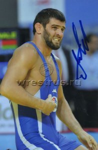 Murad Gaidarov Russian Olympic Games Wrestling Hand Signed Photo