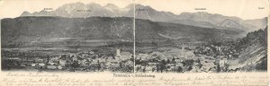 Lot272 panorama v schladming styria austria double postcard