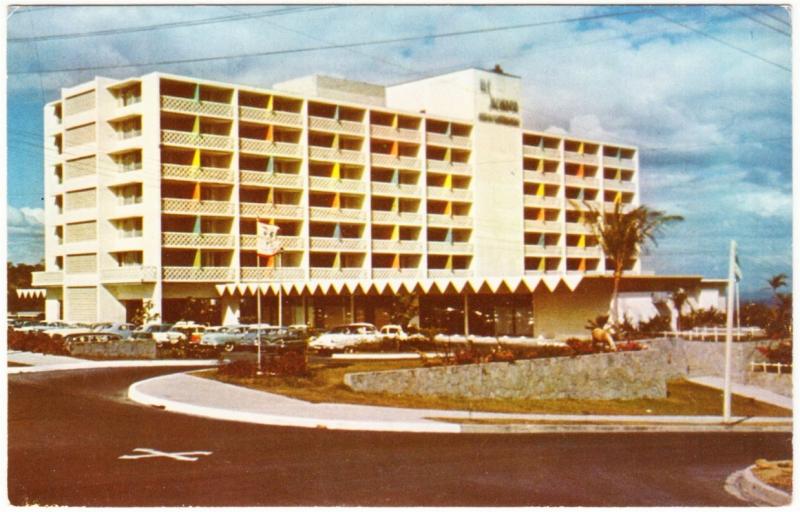 El Salvador San Salvador Hotel San Salvador Intercontinental 50s-60s Postcard #1