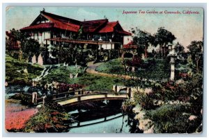 Coronado California CA Postcard Japanese Tea Garden Scenic View 1922 Vintage