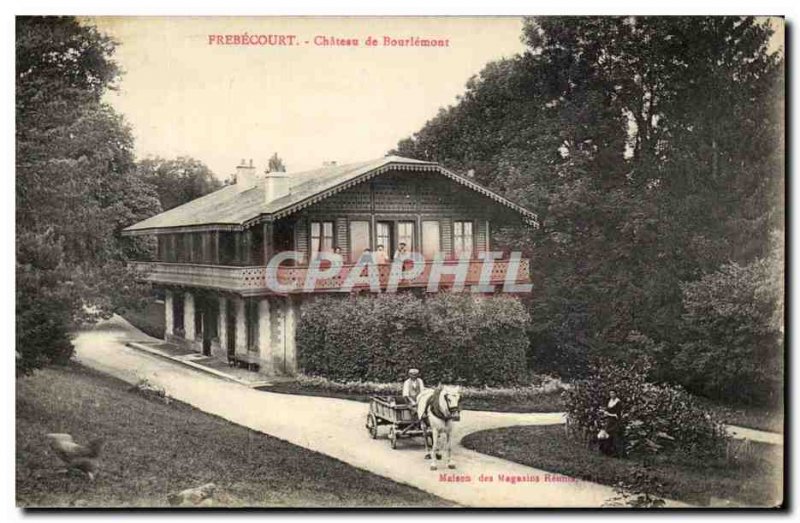 Postcard Old Frebecourt Chateau De Bourlemont