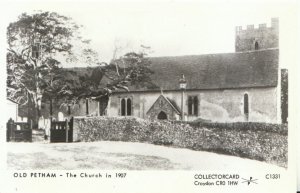 Kent Postcard - Old Petham - The Church in 1907 - Ref BR721