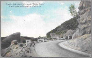 Granite gate near the summit ridge route between los angeles and bakersfield