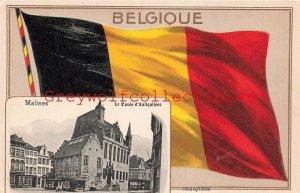 Belgioue, Flag, Malines, Le Musee d' Antiquitees, The Museum of Antiquities