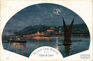 CPA EVIAN-les-BAINS - CLAIR de Lune (352531)