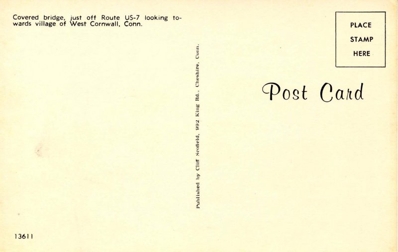 CT - West Cornwall. Covered Bridge