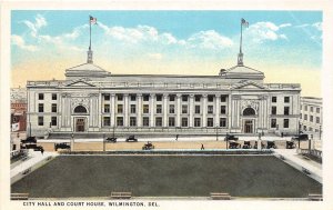 J57/ Wilmington Delaware Postcard c1910 City Hall and Court House 327