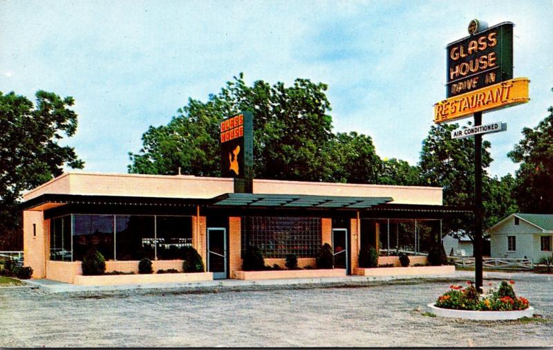 Florida Jacksonville Glass House Restaurants 1954