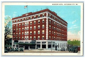 c1920's Missouri Hotel Building Restaurant Jefferson City Missouri MO Postcard