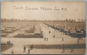 MACON CAMP GORDON GA BASE HOSPITAL ANTIQUE REAL PHOTO POSTCARD RPPC