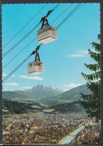 Austria Postcard - Nordkettenbahn - Wagenkreuzung, Blick Auf Innsbruck  RR3508