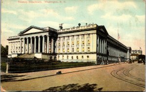 Vtg 1909 Treasury Department Washington DC Postcard