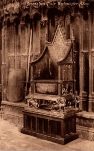 England London Westminster Abbey Coronation Chair