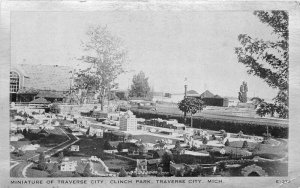 Clear View 1930s Miniature Traverse City Michigan E-272 Postcard 21-240