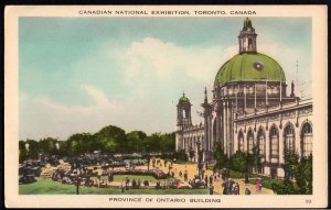 TORONTO Province of Ontario Building Canadian National Exhibition White Border