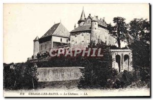 Old Postcard Uriage les Bains Le Chateau