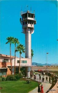 1950's PHOENIX, ARIZONA Tubular Control Tower postcard Teich 1801