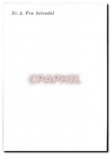 Postcard Modern Folklore Fra Setesdal