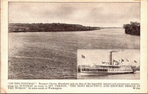 Washington D C Steamer Charles Macalester On The Potomc River