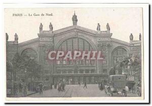 Paris (10th) Postcard The Old North Station