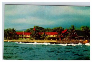 Postcard HOTEL SCENE Kailua-Kona Island Hawaii HI AU5386