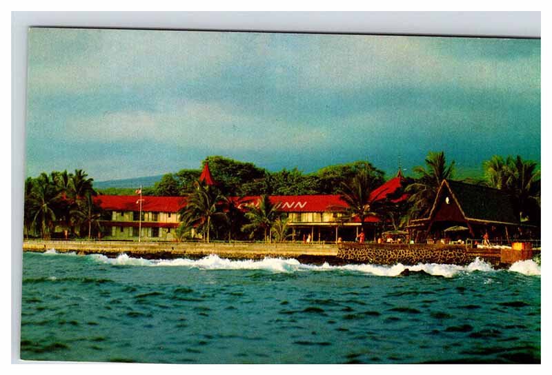 Postcard HOTEL SCENE Kailua-Kona Island Hawaii HI AU5386