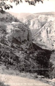 Panorama of Cave of the Winds - Williams Canyon, Wyoming WY  