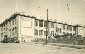 Autos High School Nogales Arizona 1940s RPPC Photo Postcard Cook 5492