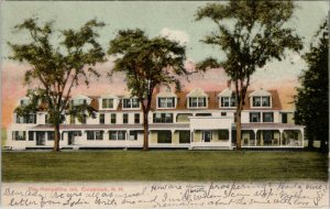 Colebrook NH The Hampshire Inn 1907 Evans Family Prairie Du Sac Wis Postcard W8